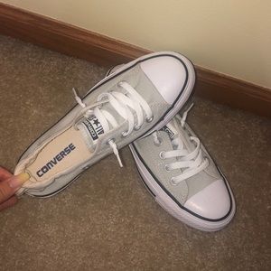 Light Grey/Light Green AllStar Shoreline Converse